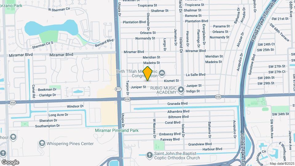 7828 Kismet St Map and Location Details