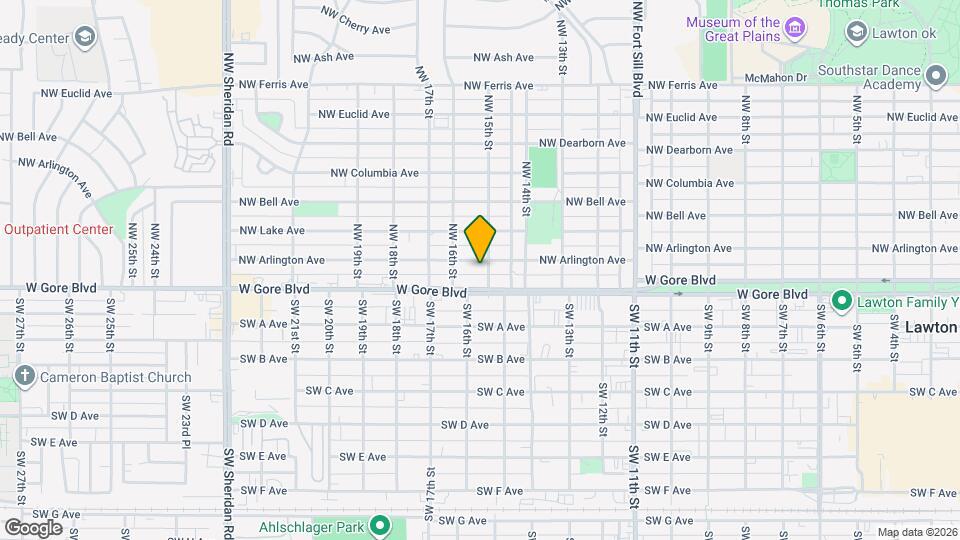 1504 NW Arlington Ave Map and Location Details