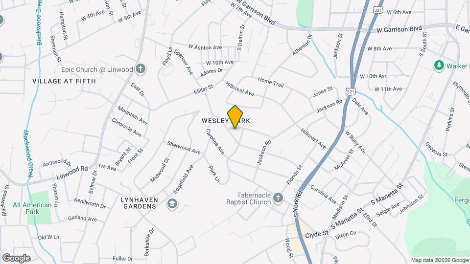 804 Townsend Ave Map and Location Details