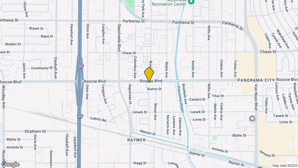 15210 Roscoe Blvd Map and Location Details