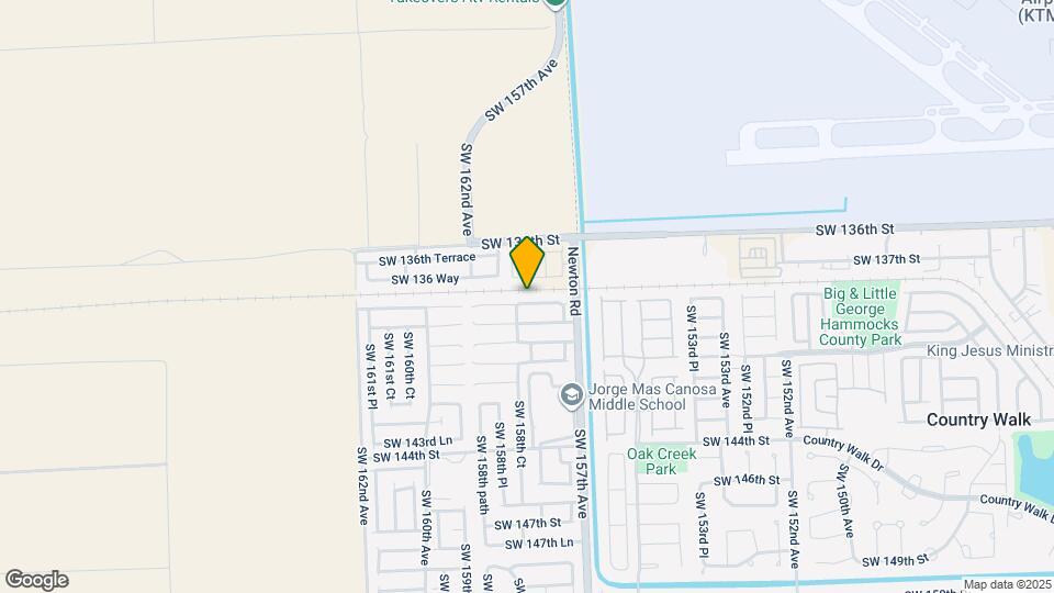 15789 SW 138th Terrace Map and Location Details