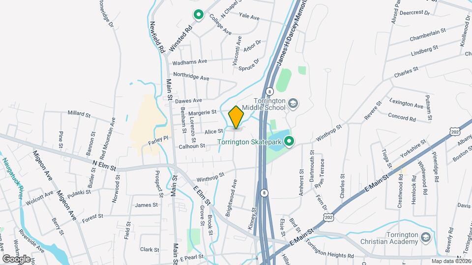 386 Brightwood Ave Map and Location Details