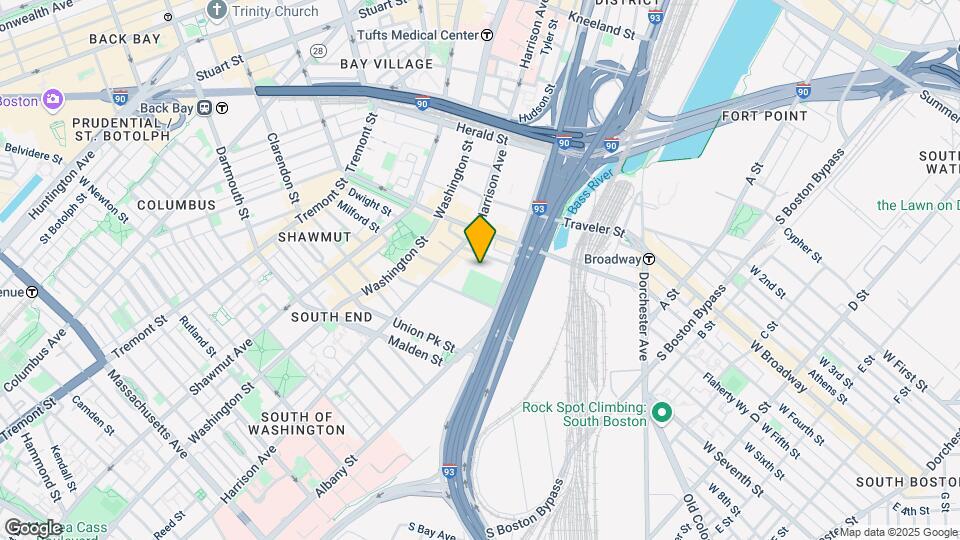 460A Harrison Ave, Unit 204 Map and Location Details