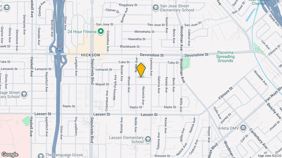 15042 Romar St Map and Location Details