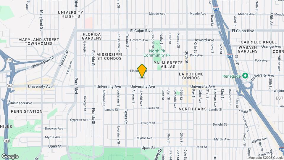 3934 Hamilton St Map and Location Details