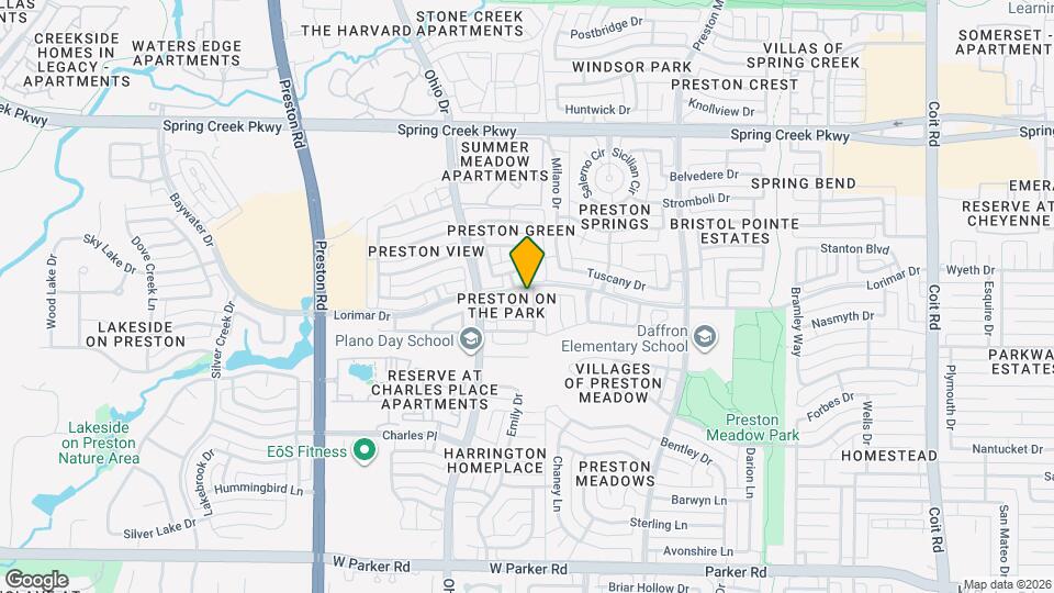 3941 Creek Crossing Dr Map and Location Details