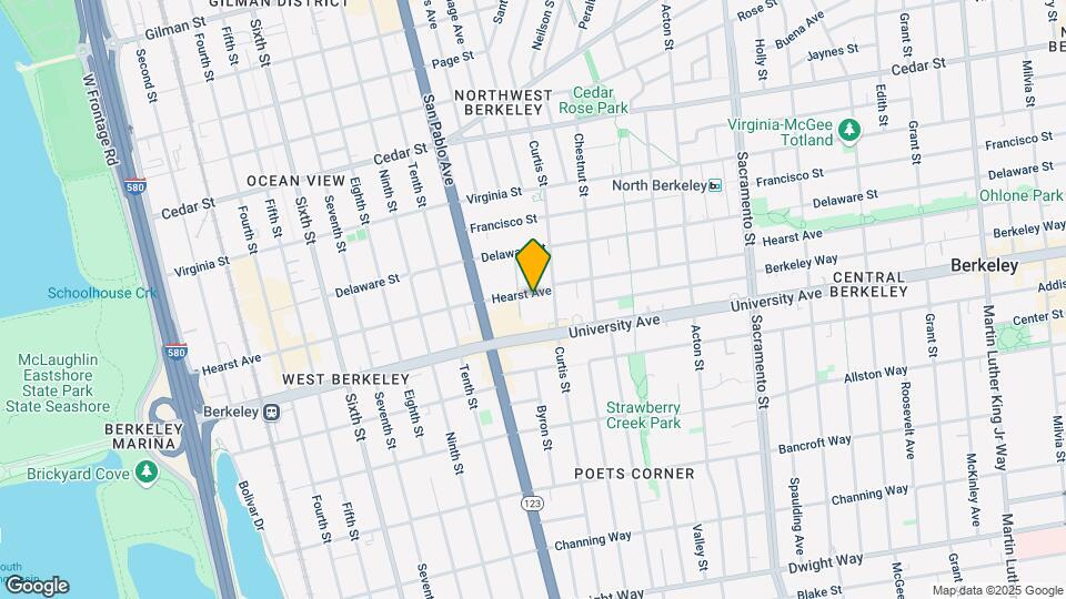 1154 Hearst Ave Mapa y Detalles de la Ubicación