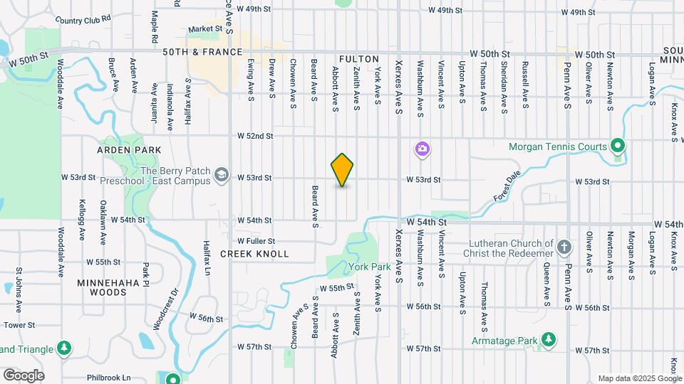 5317 Abbott Ave S Map and Location Details