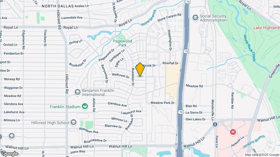 7607 Wellcrest Dr Map and Location Details