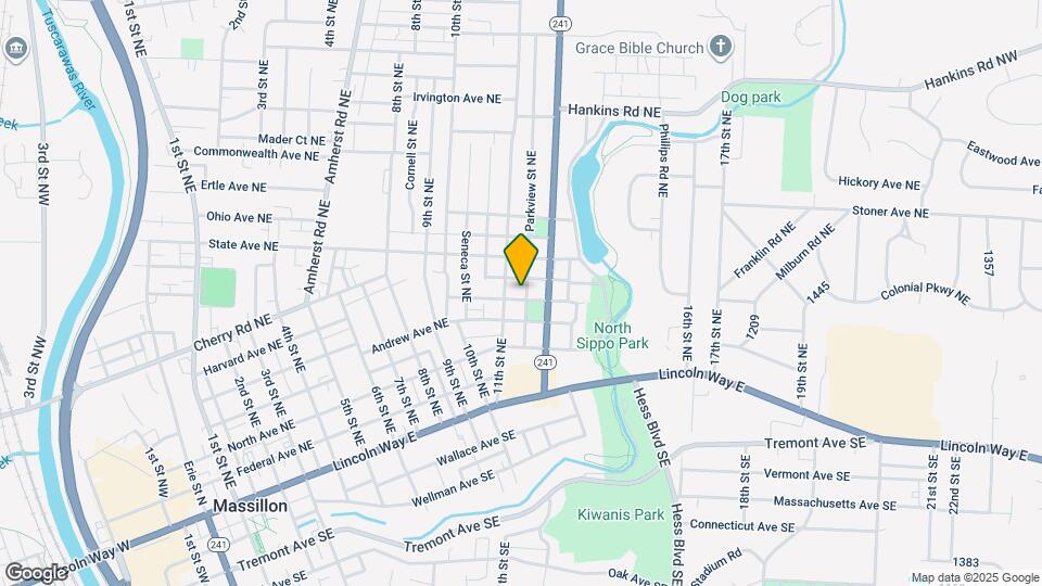 429 Parkview St NE Map and Location Details