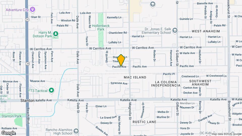 8920 Pacific Ave Map and Location Details