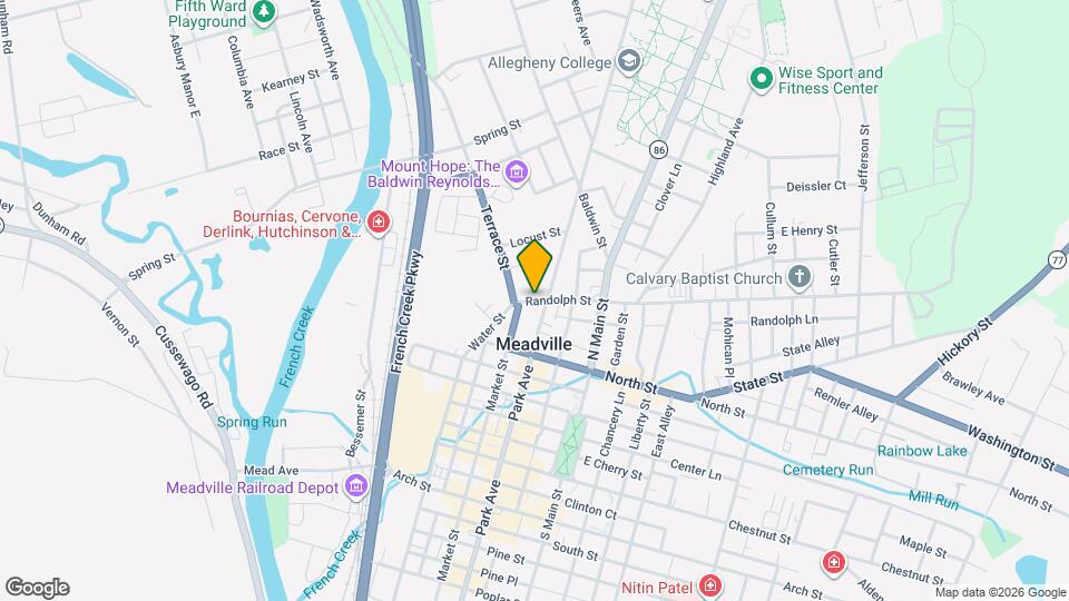 266 Randolph St Map and Location Details