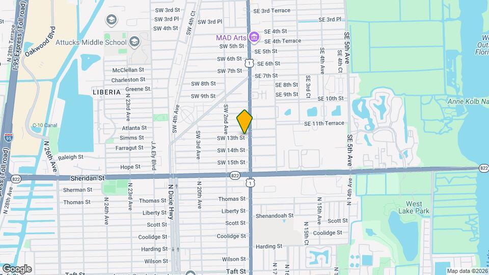 51 SW 13th St Map and Location Details