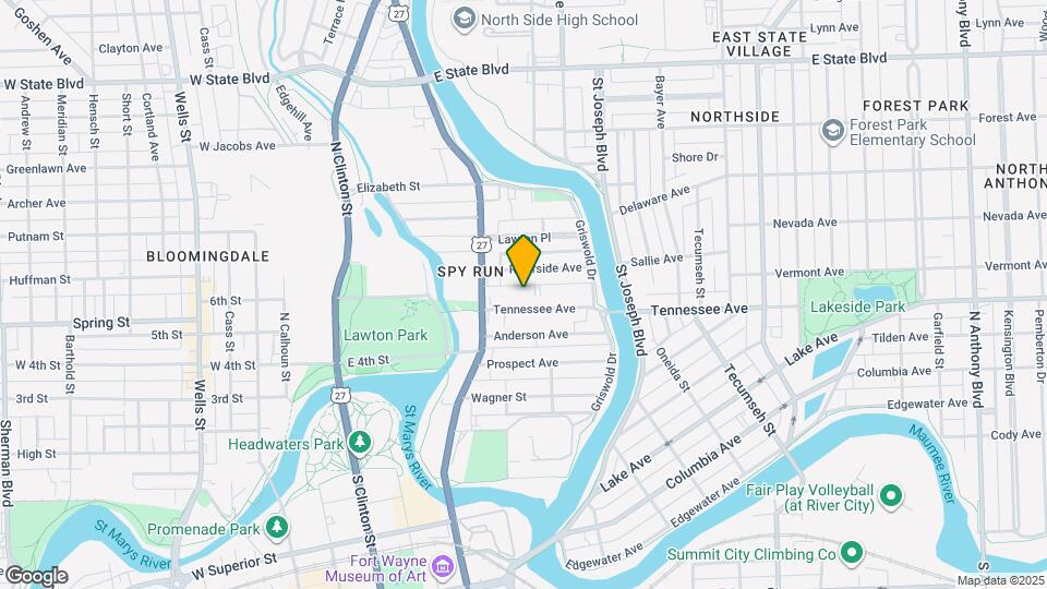 631 Tennessee Ave Map and Location Details