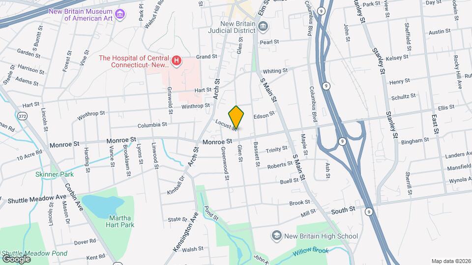 8 Locust St Map and Location Details