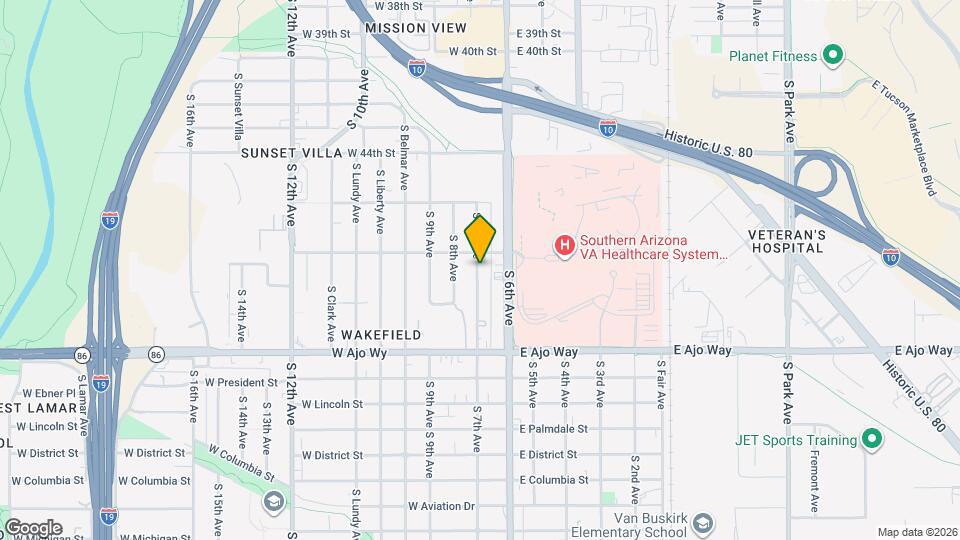 3625 S 7th Ave Map and Location Details