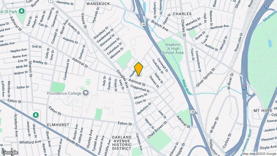 7-19 Tappan St Map and Location Details