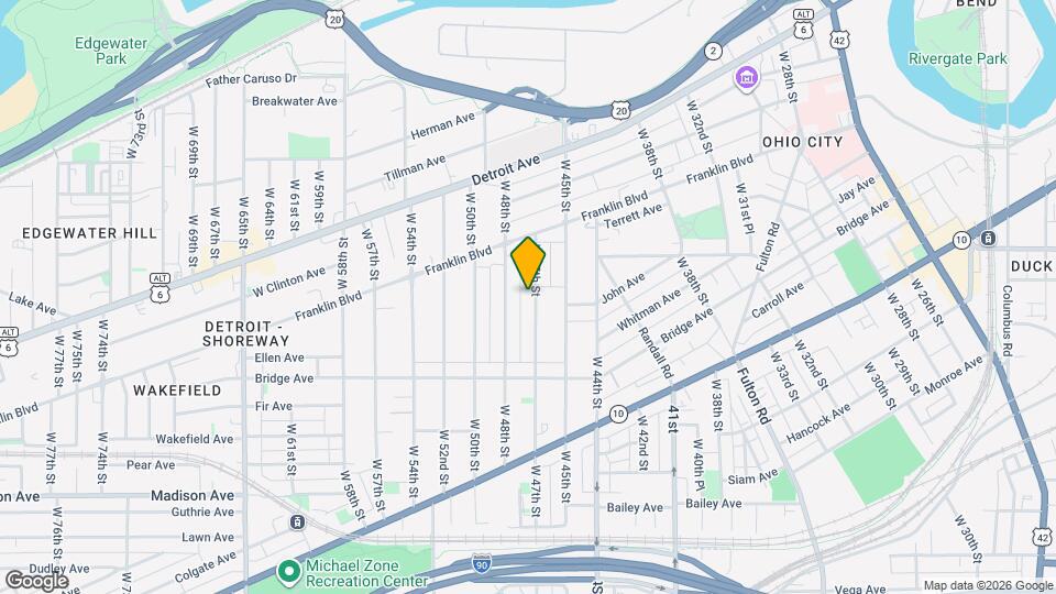 1832 W 47th St Mapa y Detalles de la Ubicación