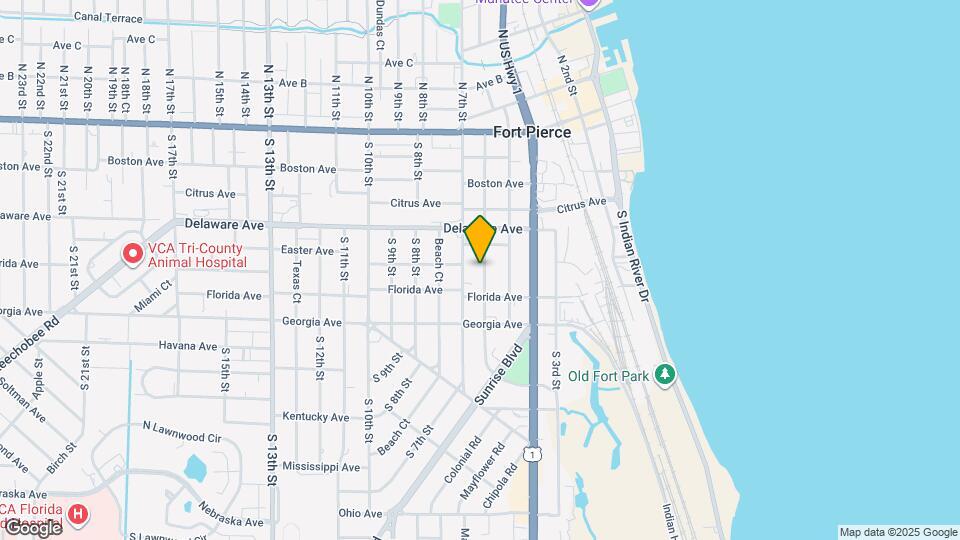 605 S 6th St, Unit 605 Map and Location Details