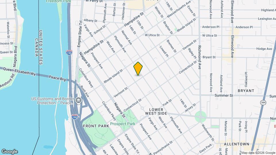 202 Vermont St, Unit upper Map and Location Details