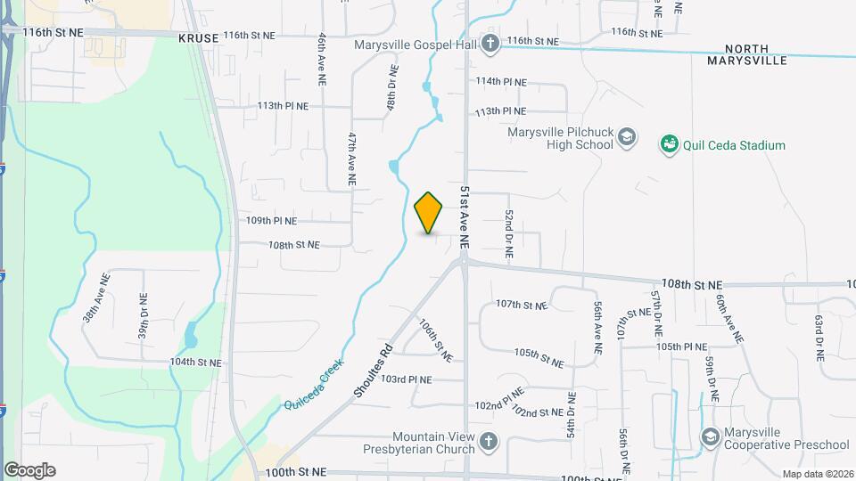 4922 109th St NE Map and Location Details