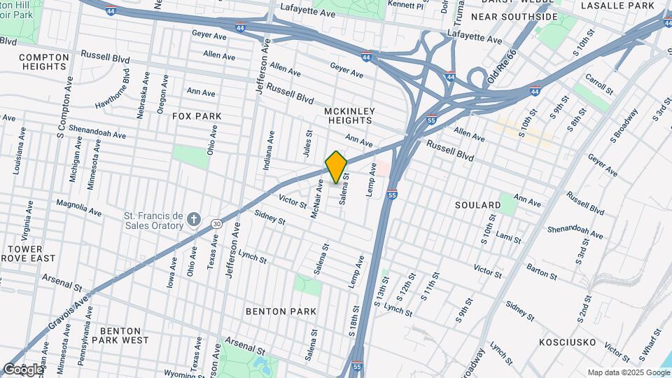 2010 Cushing St Map and Location Details