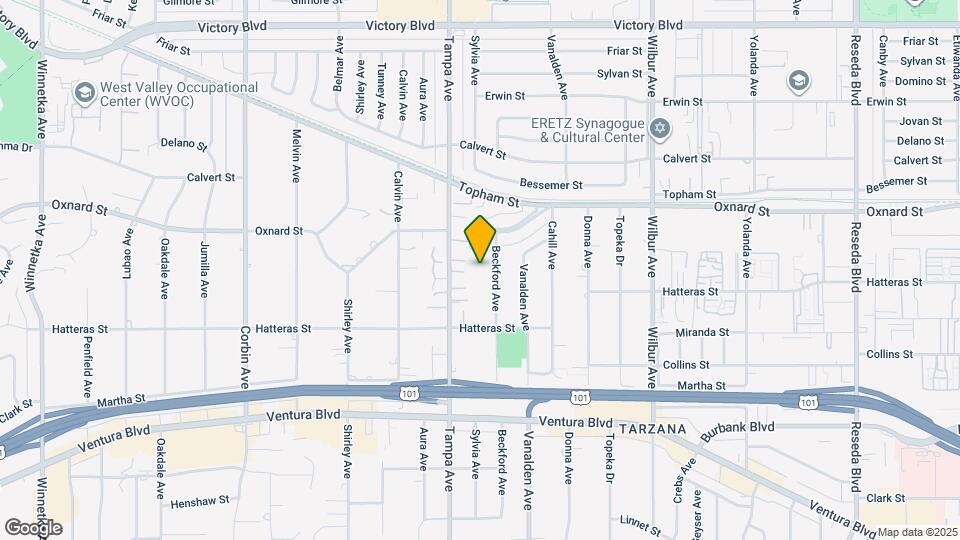 5911 Beckford Ave Map and Location Details