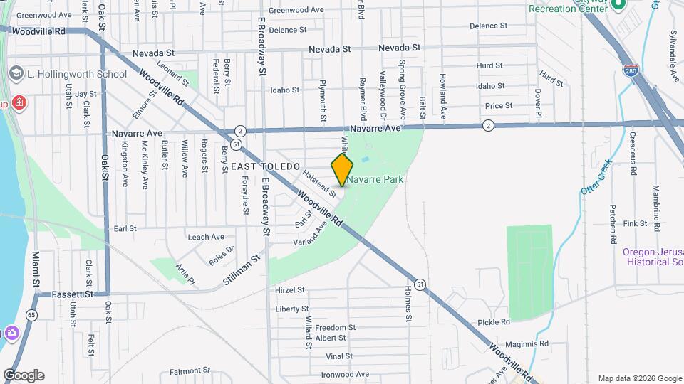 1106 White St. Map and Location Details