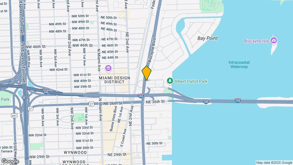 3883 Biscayne Blvd Map and Location Details