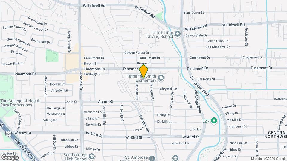 4922 Hoover St Map and Location Details