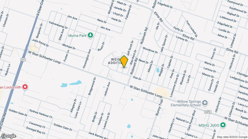 4504 Jeff Scott Dr Map and Location Details