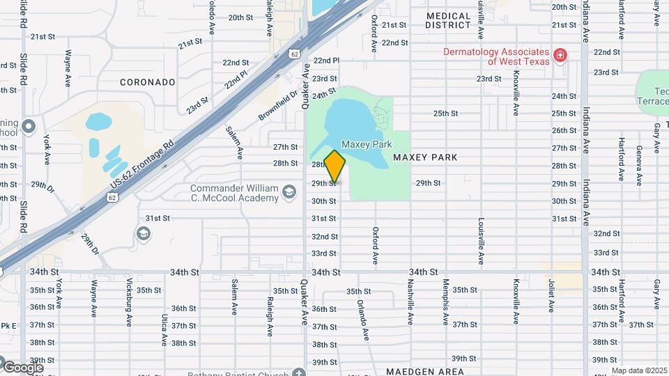 4303 29th St Map and Location Details