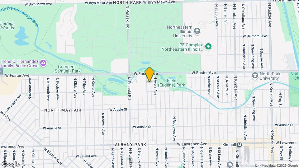 5123 N Springfield Ave-Unit -2 Map and Location Details