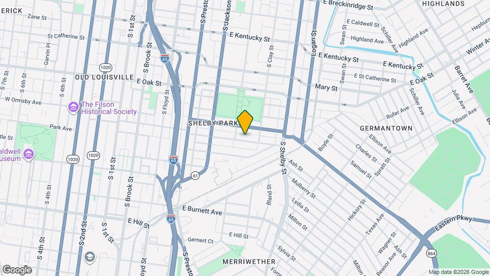 617 E Ormsby Ave Map and Location Details