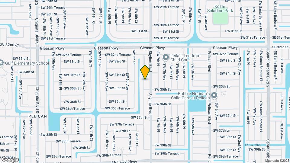 3419 SW 8th Pl Map and Location Details