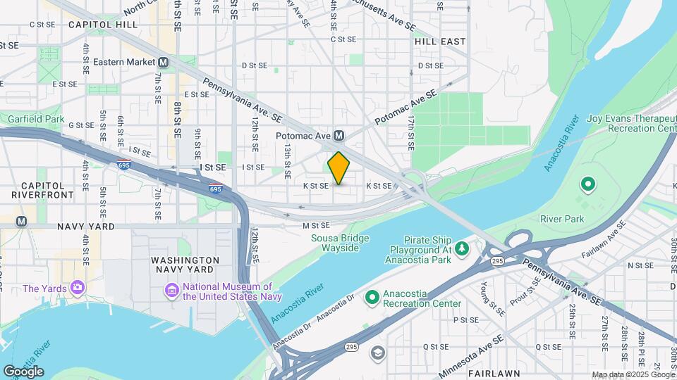 1403 K St SE Map and Location Details