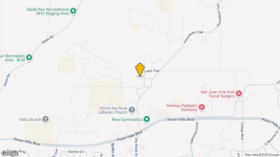 5795 Hood Mesa Trail Map and Location Details