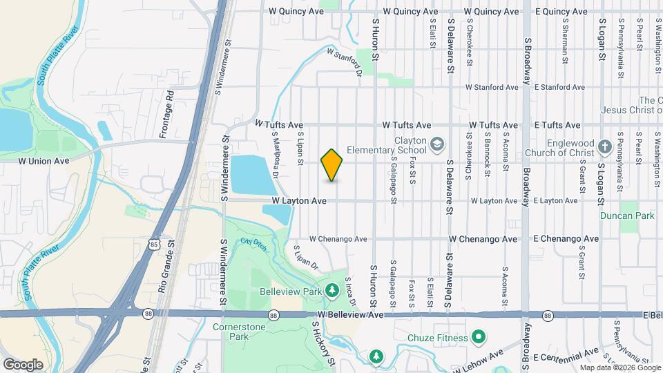 4757 S Jason St Map and Location Details