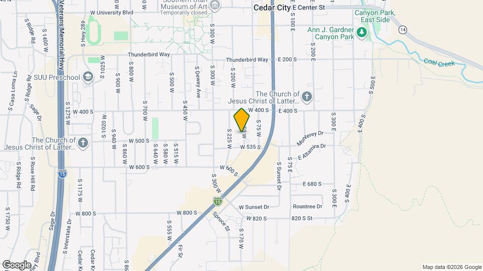492 S 150 W Map and Location Details