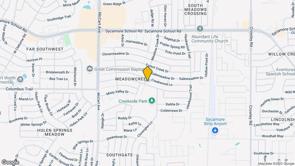 2732 Country Creek Ln Map and Location Details