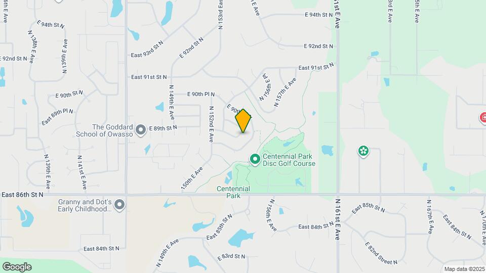 8911 N 154th E Ave Map and Location Details