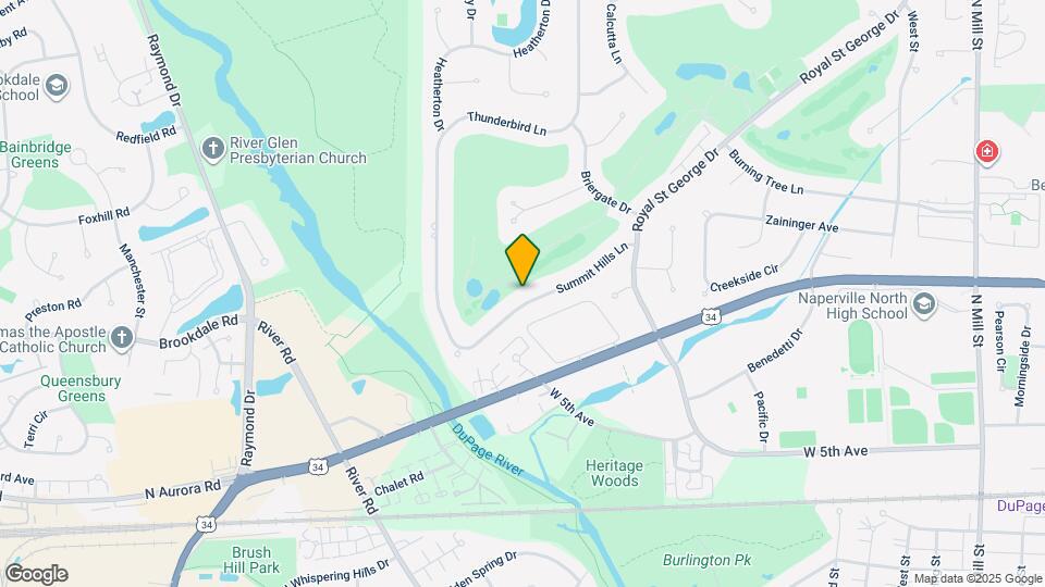 1117 Summit Hills Ln Map and Location Details