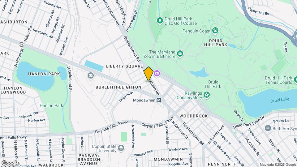2800 Reisterstown Rd Map and Location Details