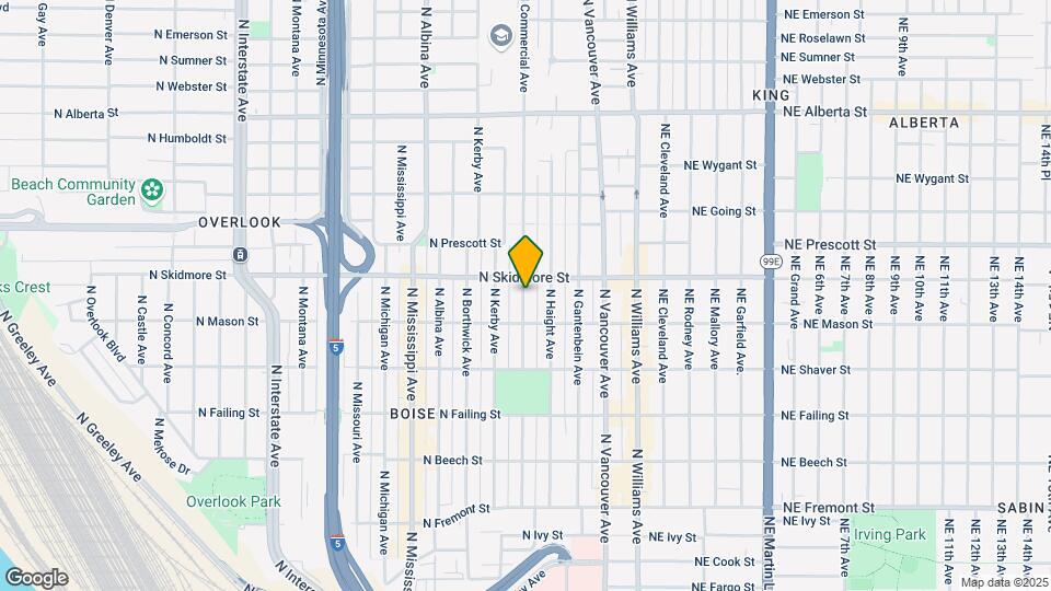 4224-4224 N Commercial Ave Map and Location Details