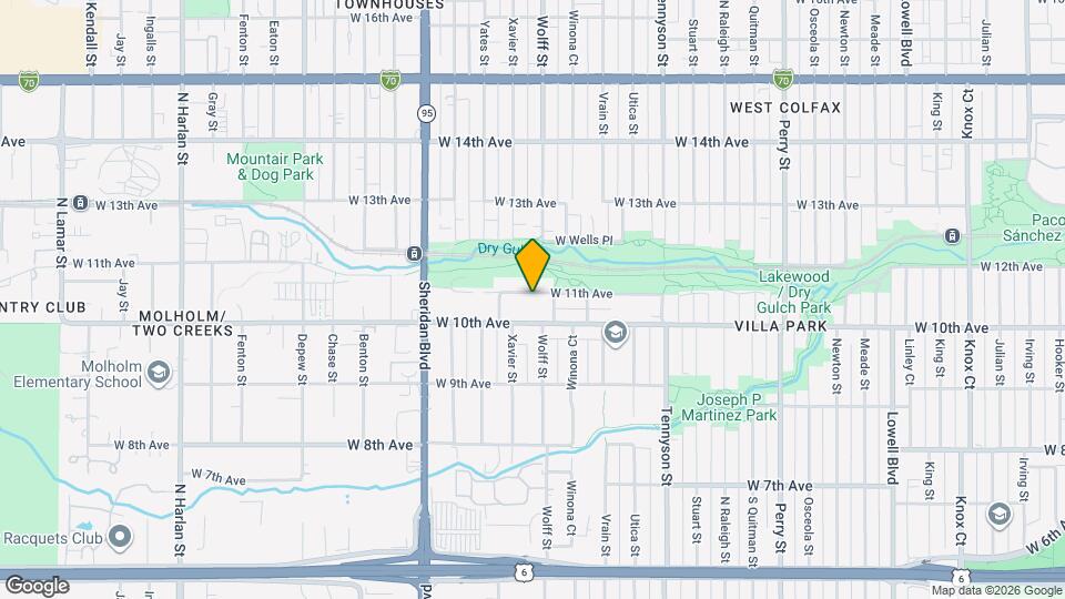 4812 W 11th Ave Mapa y Detalles de la Ubicación