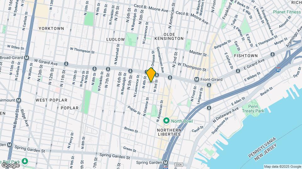 1135 N Orianna St Map and Location Details