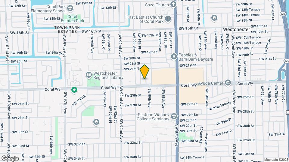 2320 SW 89th Ct Map and Location Details