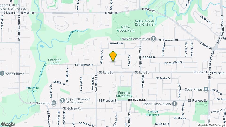 837 SE 61st Ave Map and Location Details