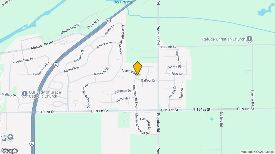 10870 Balfour Dr Map and Location Details