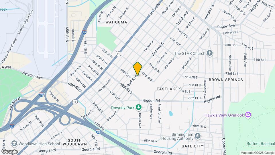 6909 2nd Ave S Map and Location Details